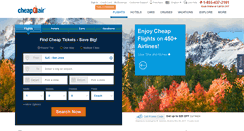 Desktop Screenshot of airfare.cheapoair.com