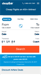Mobile Screenshot of airfare.cheapoair.com