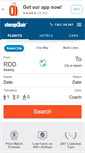 Mobile Screenshot of m.cheapoair.com